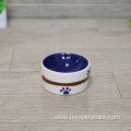 Custom Logo Ceramic Pet Dog Feeding Bowl